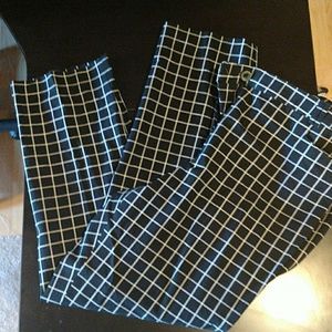 Black and White dress pants